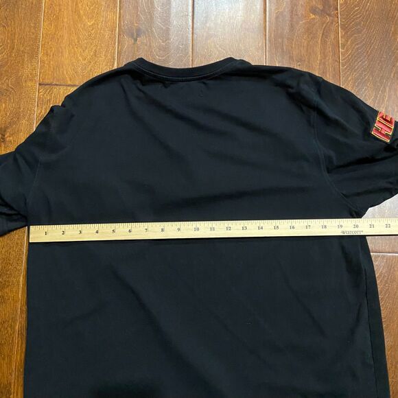 Pro Standard NBA Miami Heat Chenille Logo Embroidered Tee Black Men's Size XL - Picture 8 of 9